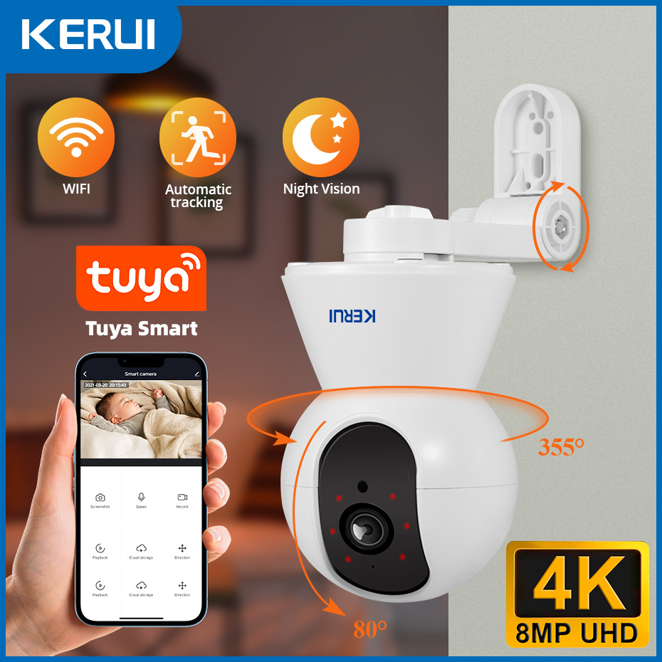Eufy Camera E220 - KERUI Indoor 4K HD Tuya Smart