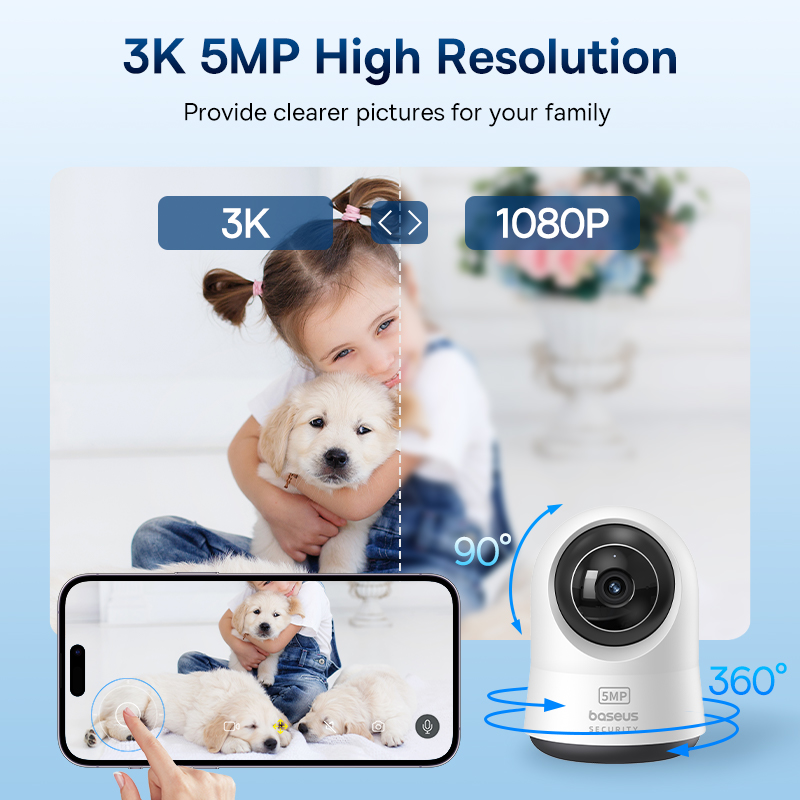 Baseus 5MP 3K WiFi IP-camera 2 - Eufy Camera E220 recensie en prijs